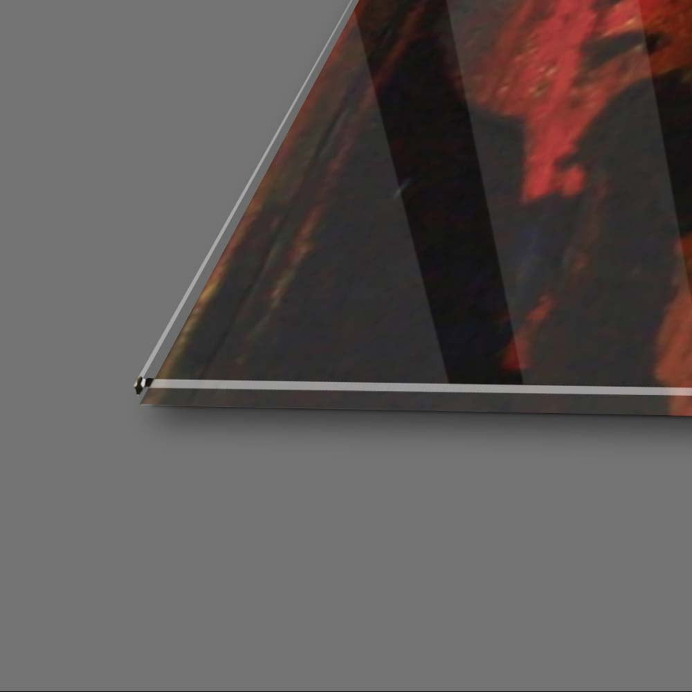 Abstract Acrylic Drummer Glass Wall Art