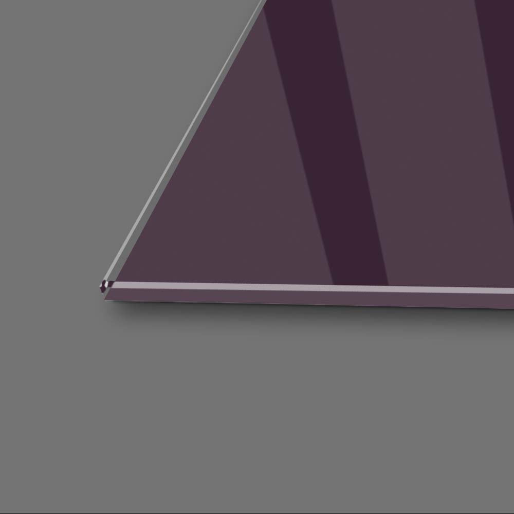 Abstract Gemini Woman Glass Wall Art