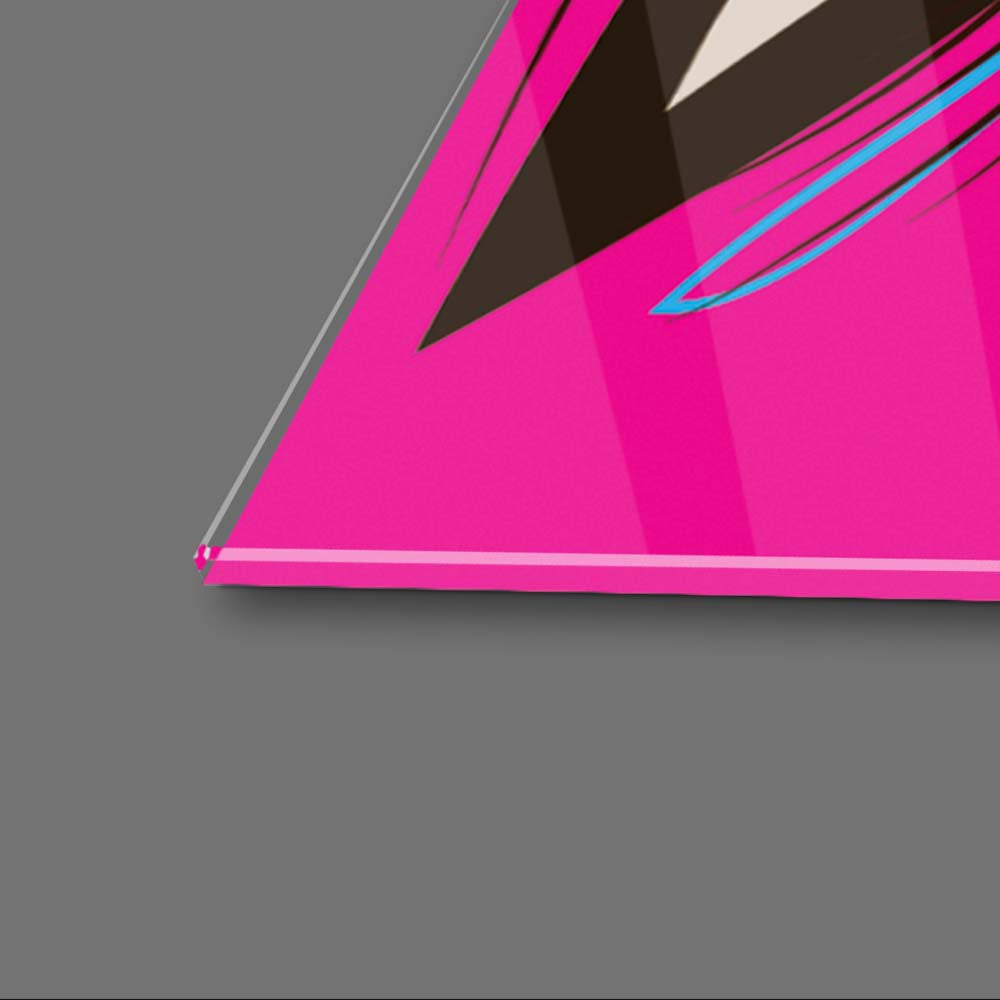 Abstract Jazz Band Glass Wall Art