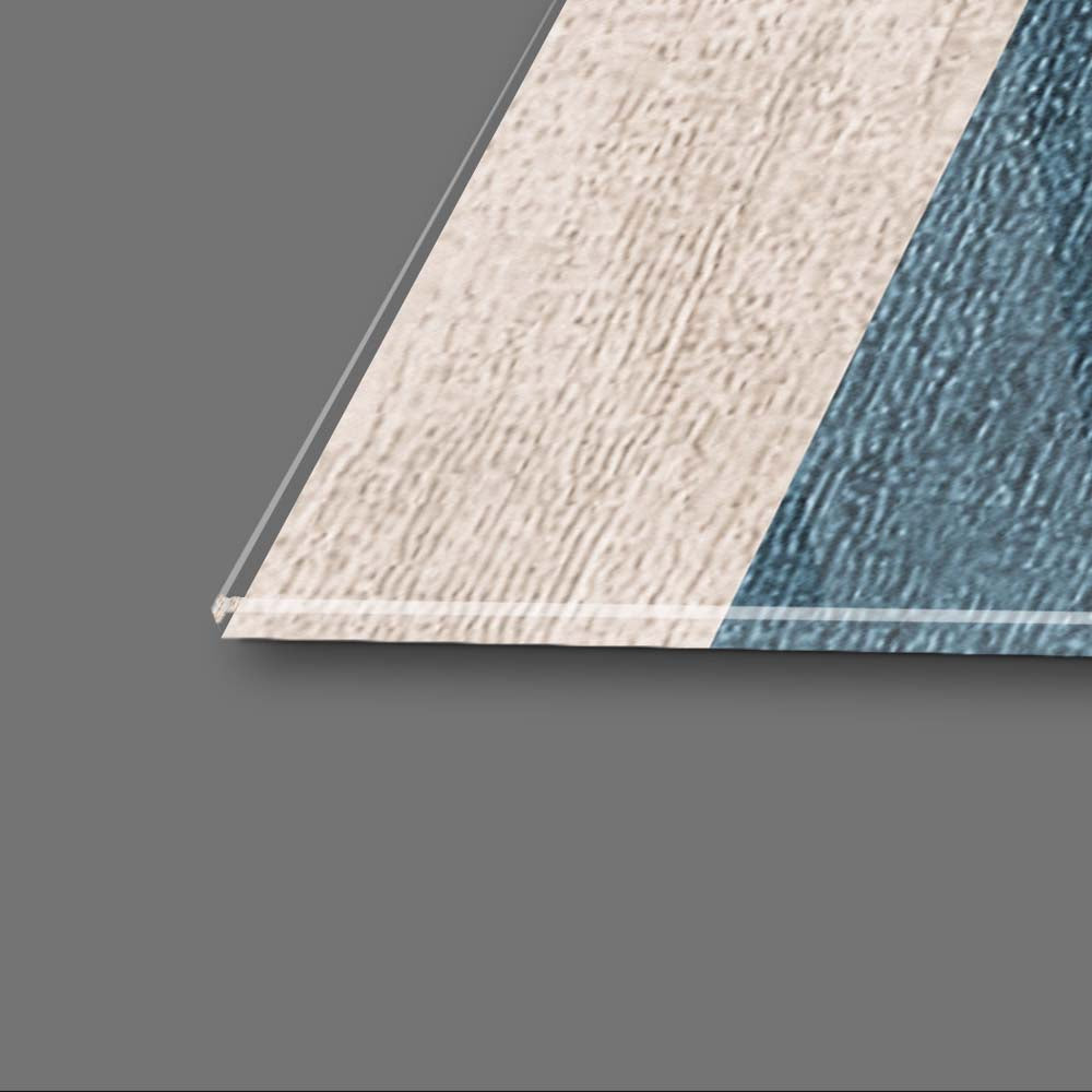 Abstract Minimalist Circles Glass Wall Art