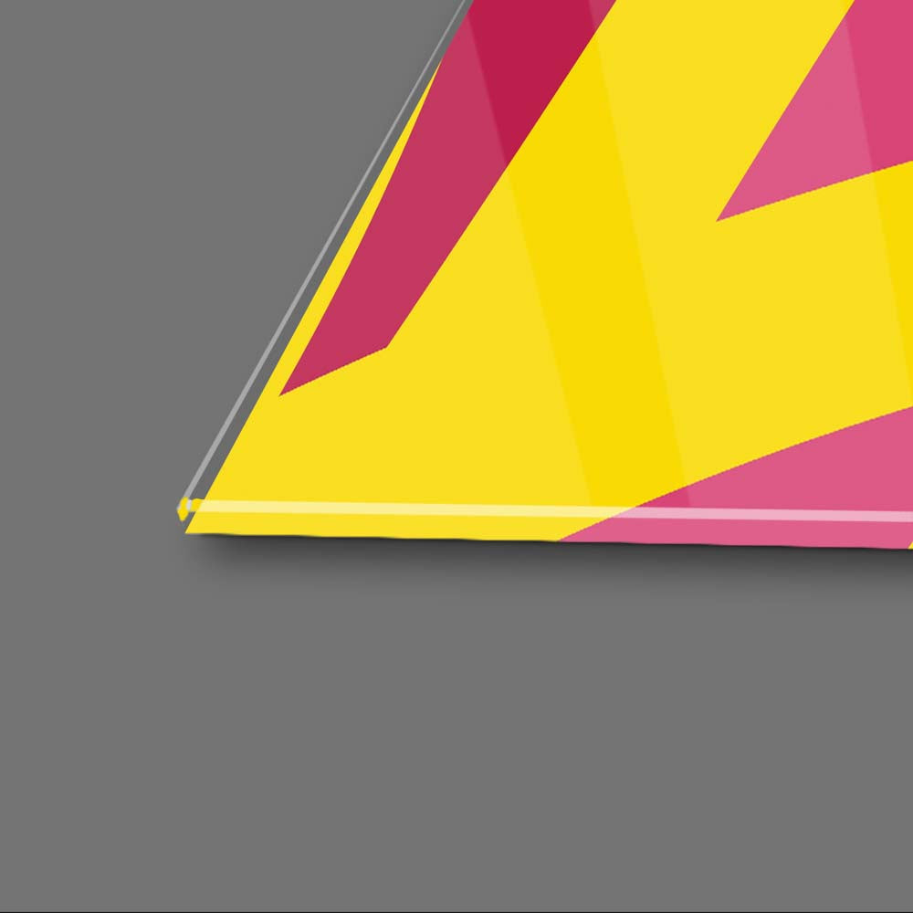 Abstract Side Eye Glass Wall Art