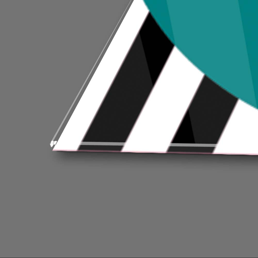 Abstract Women Glass Wall Art