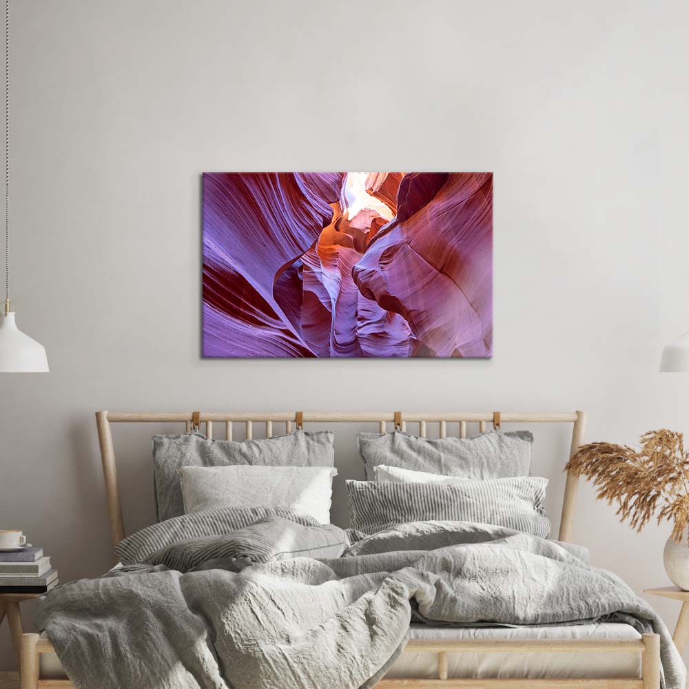 Antelope Canyon, Arizona 3 Glass Wall Art