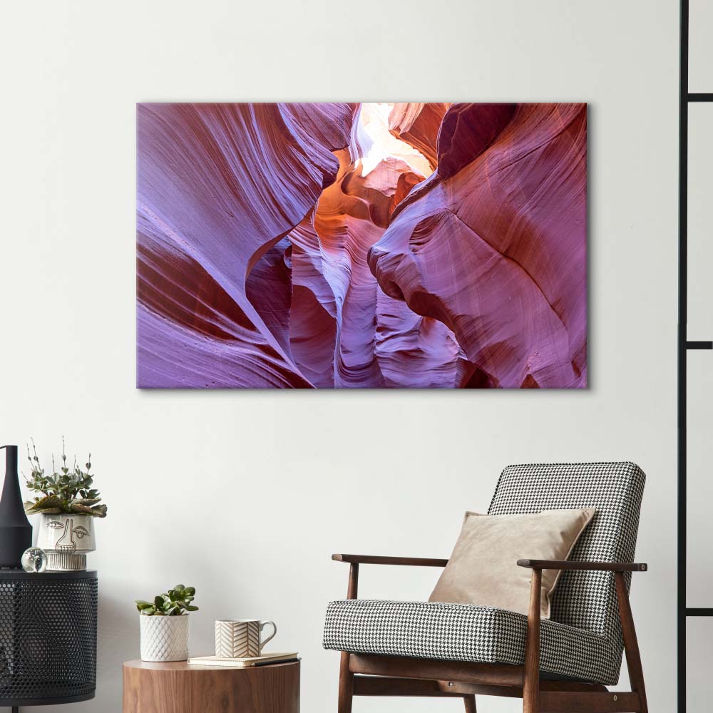 Antelope Canyon, Arizona 3 Glass Wall Art