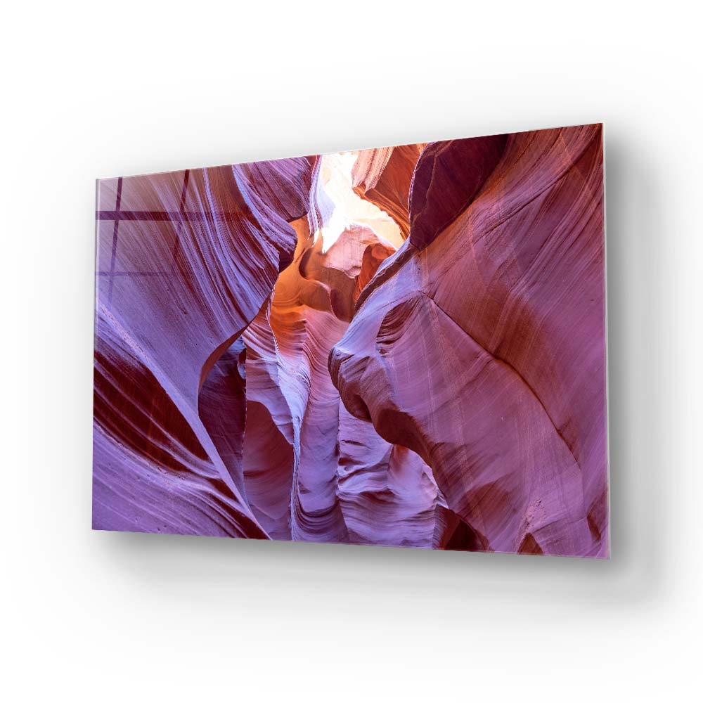 Antelope Canyon, Arizona 3 Glass Wall Art