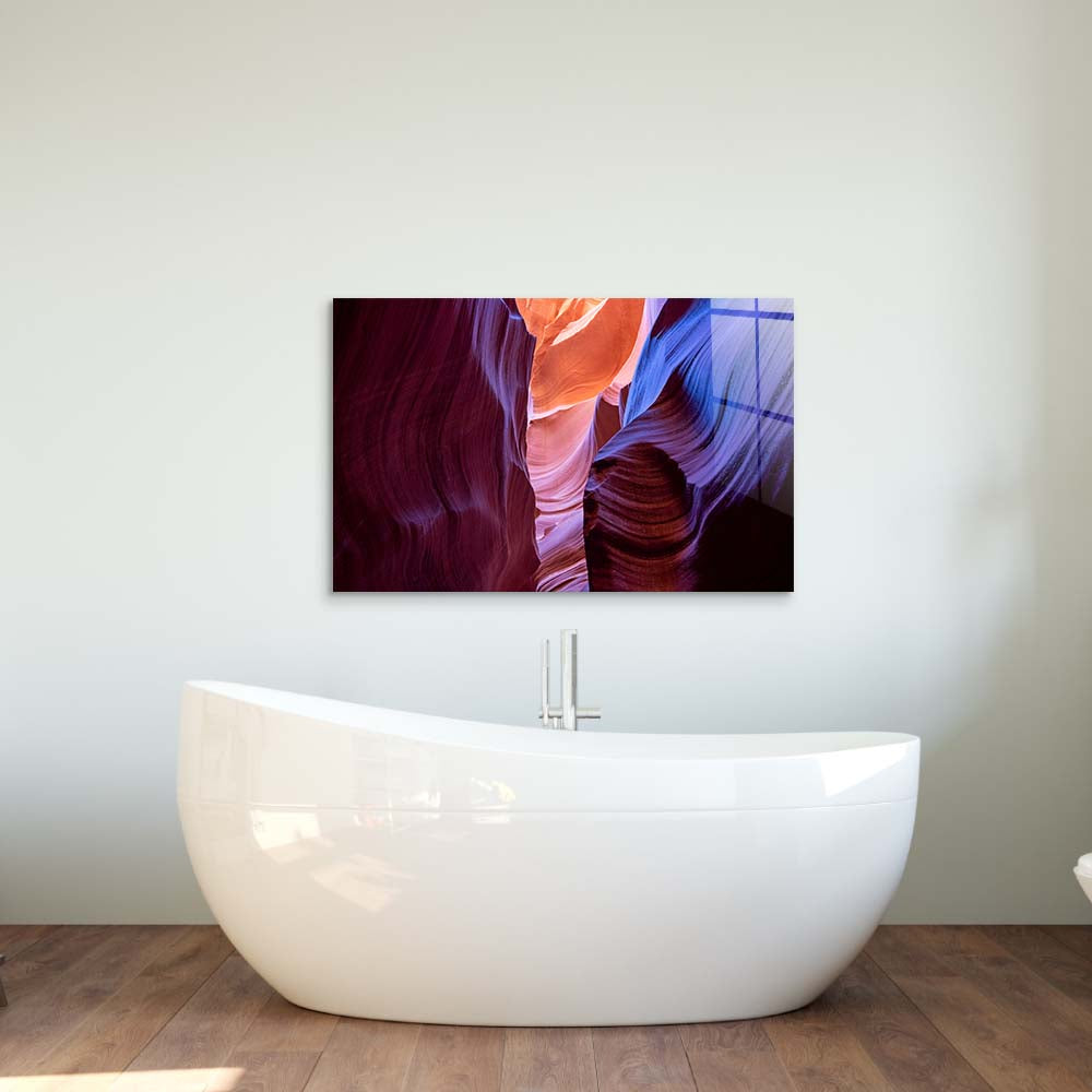 Antelope Canyon, Arizona 4 Glass Wall Art