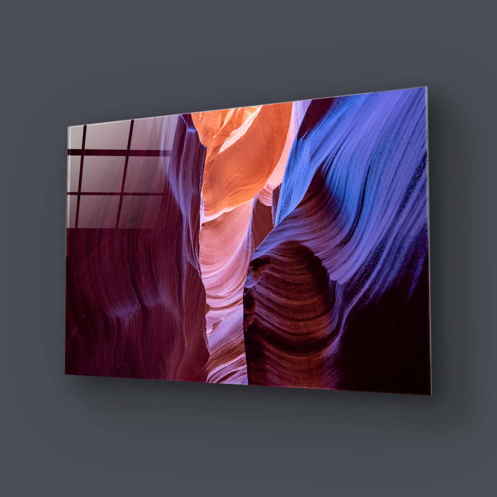 Antelope Canyon, Arizona 4 Glass Wall Art