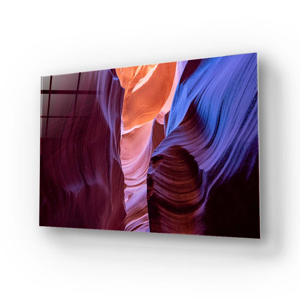Antelope Canyon, Arizona 4 Glass Wall Art