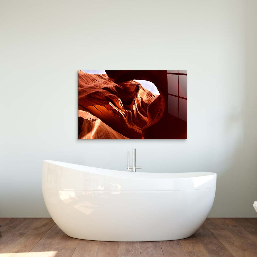 Antelope Canyon, Arizona Glass Wall Art