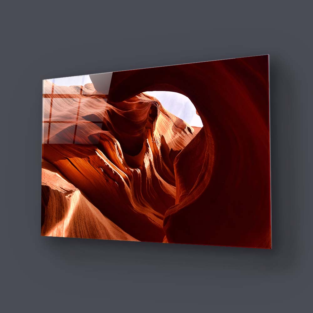 Antelope Canyon, Arizona Glass Wall Art