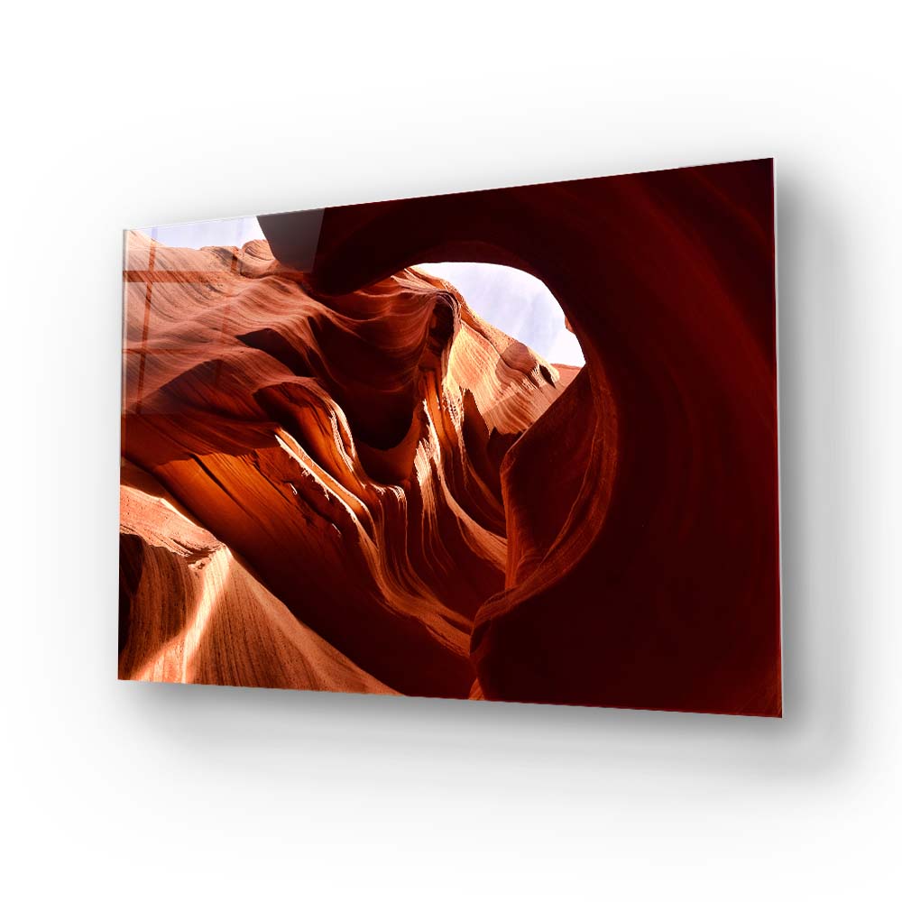 Antelope Canyon, Arizona Glass Wall Art