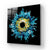 Blue Iris Glass Wall Art