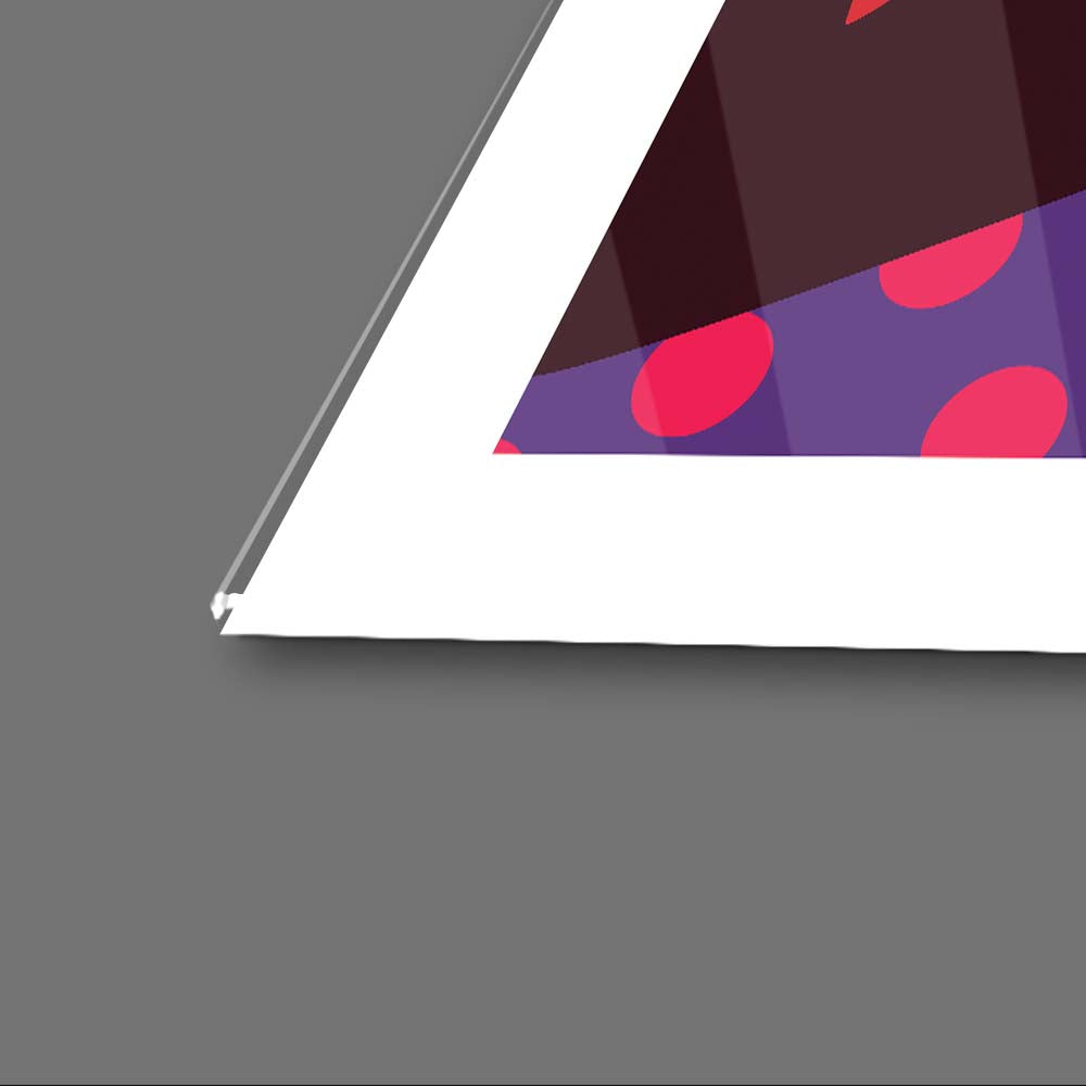 Cursed Speech Bubble Retro Glass Wall Art