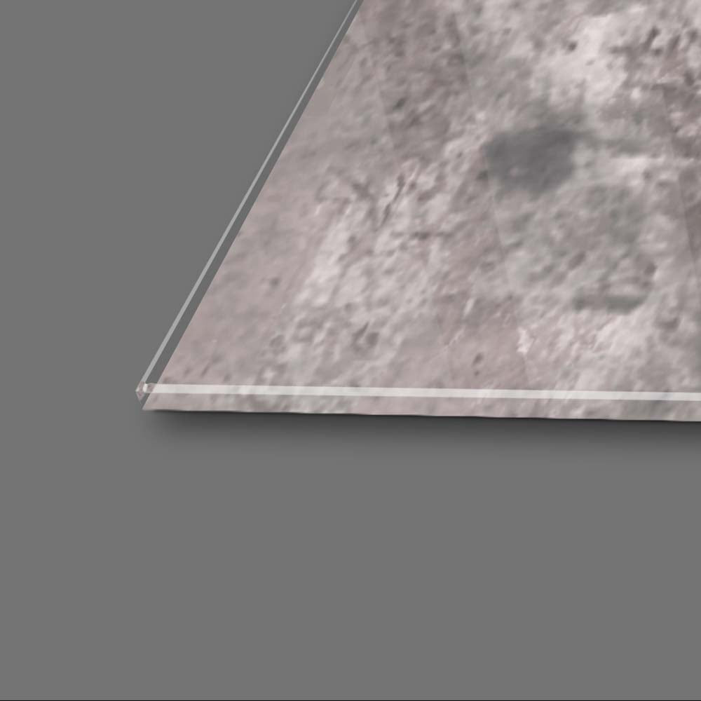 Distressed Ballerina Glass Wall Art