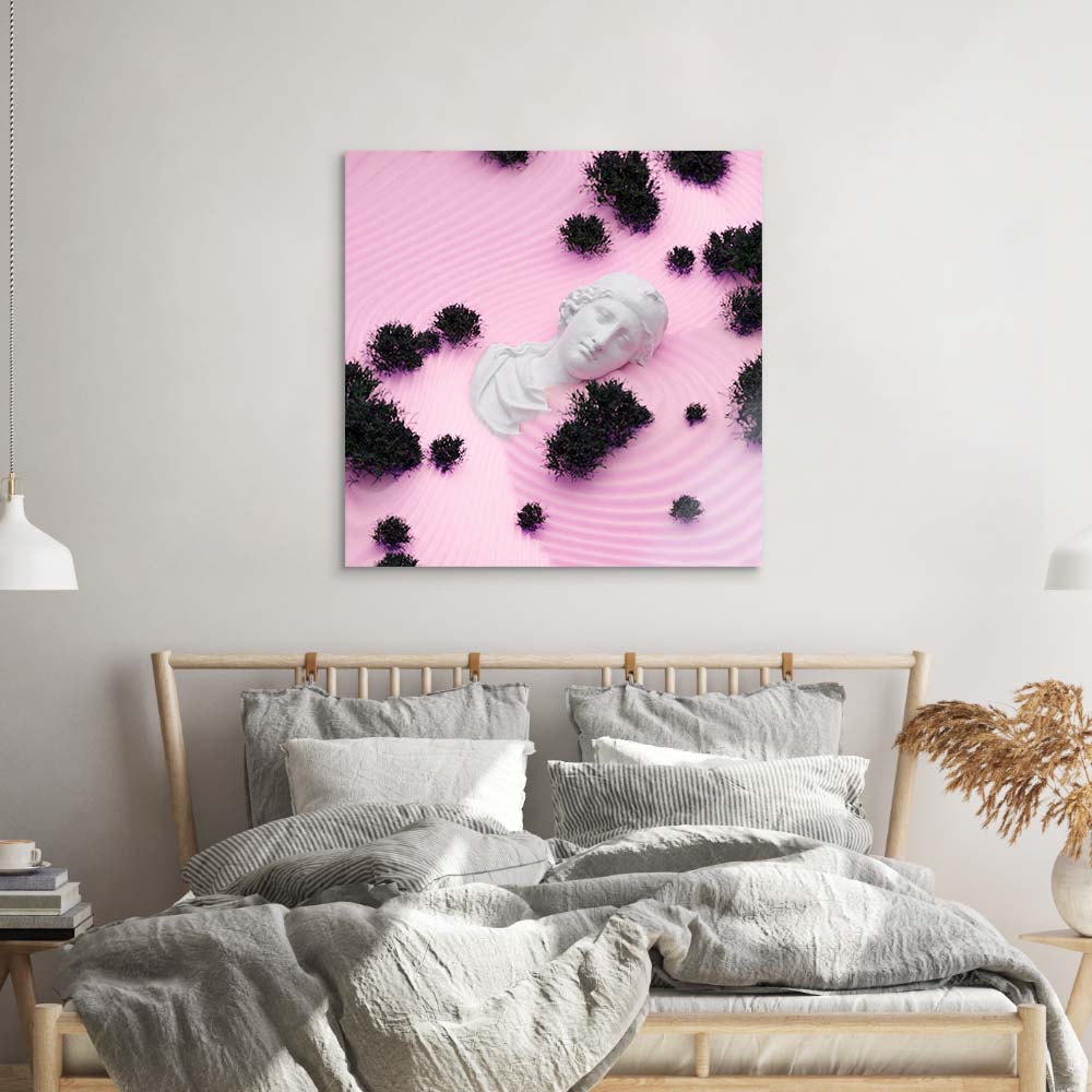 Drowning Aphrodite Glass Wall Art