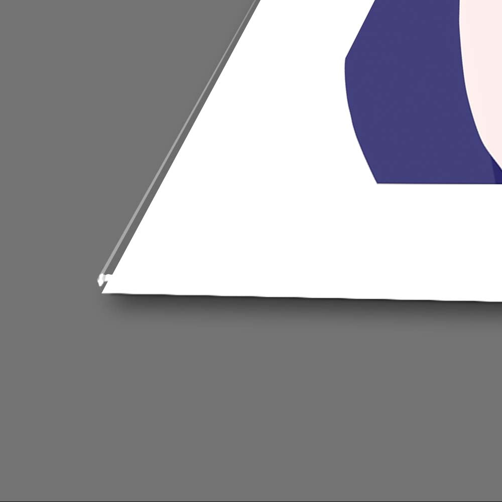 Hello! Retro Glass Wall Art