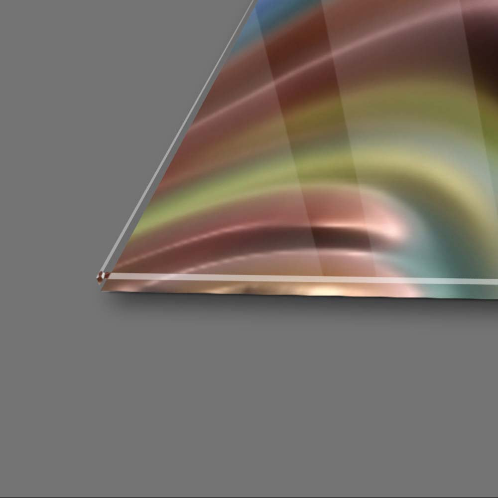 Holographic Oil Paint Glass Wall Art