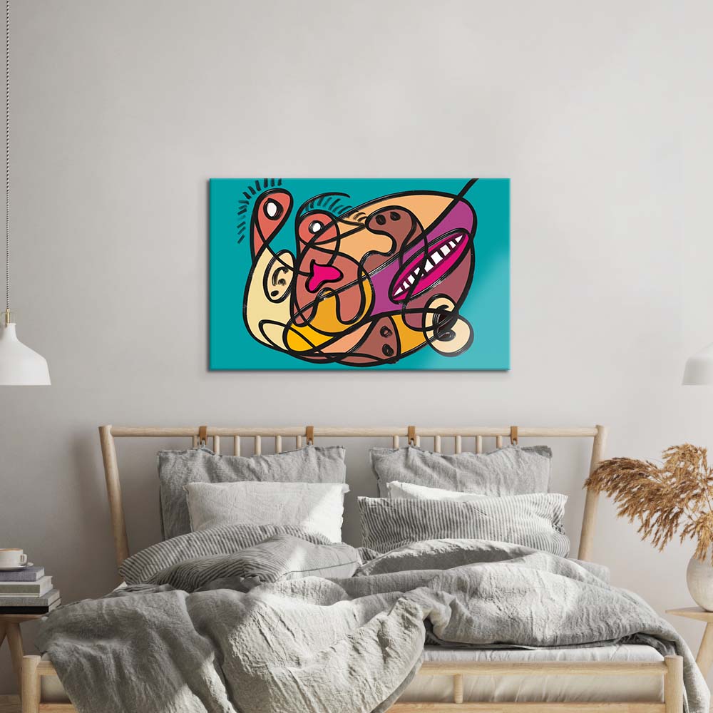 Love Under Lockdown Glass Wall Art