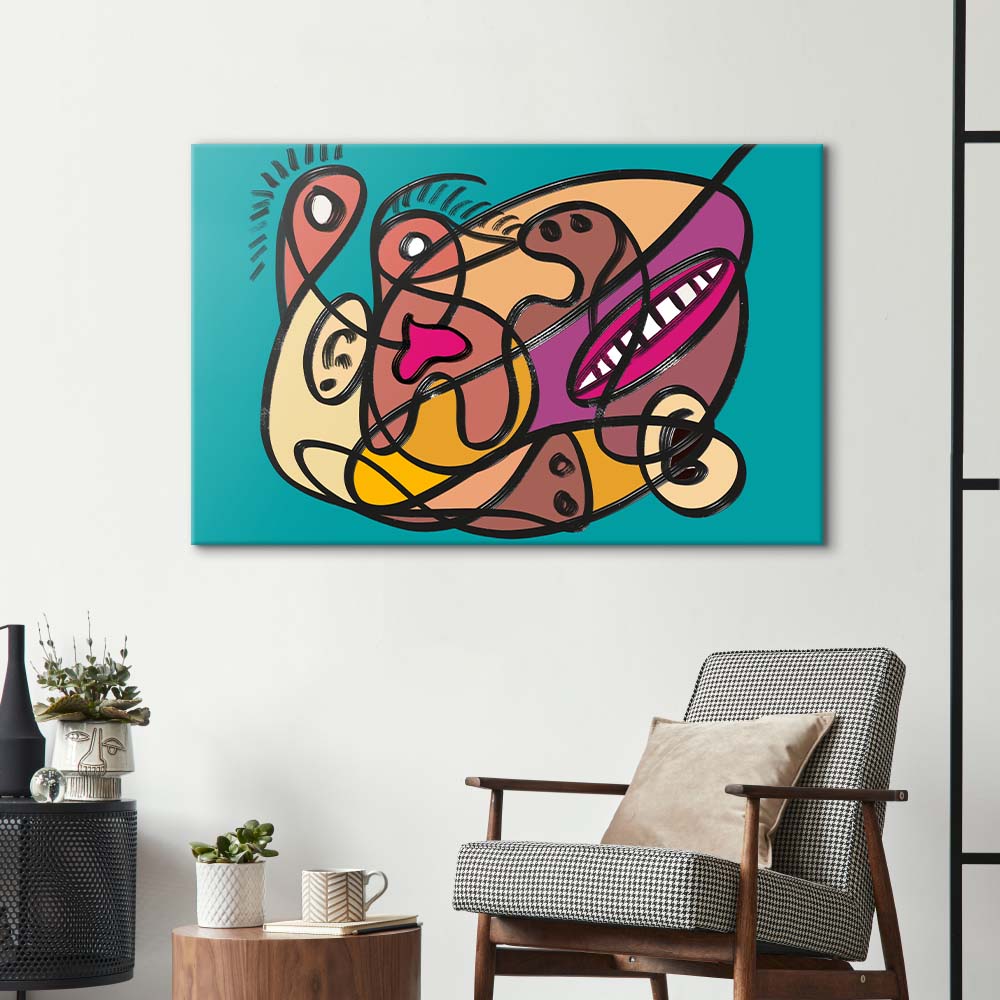 Love Under Lockdown Glass Wall Art