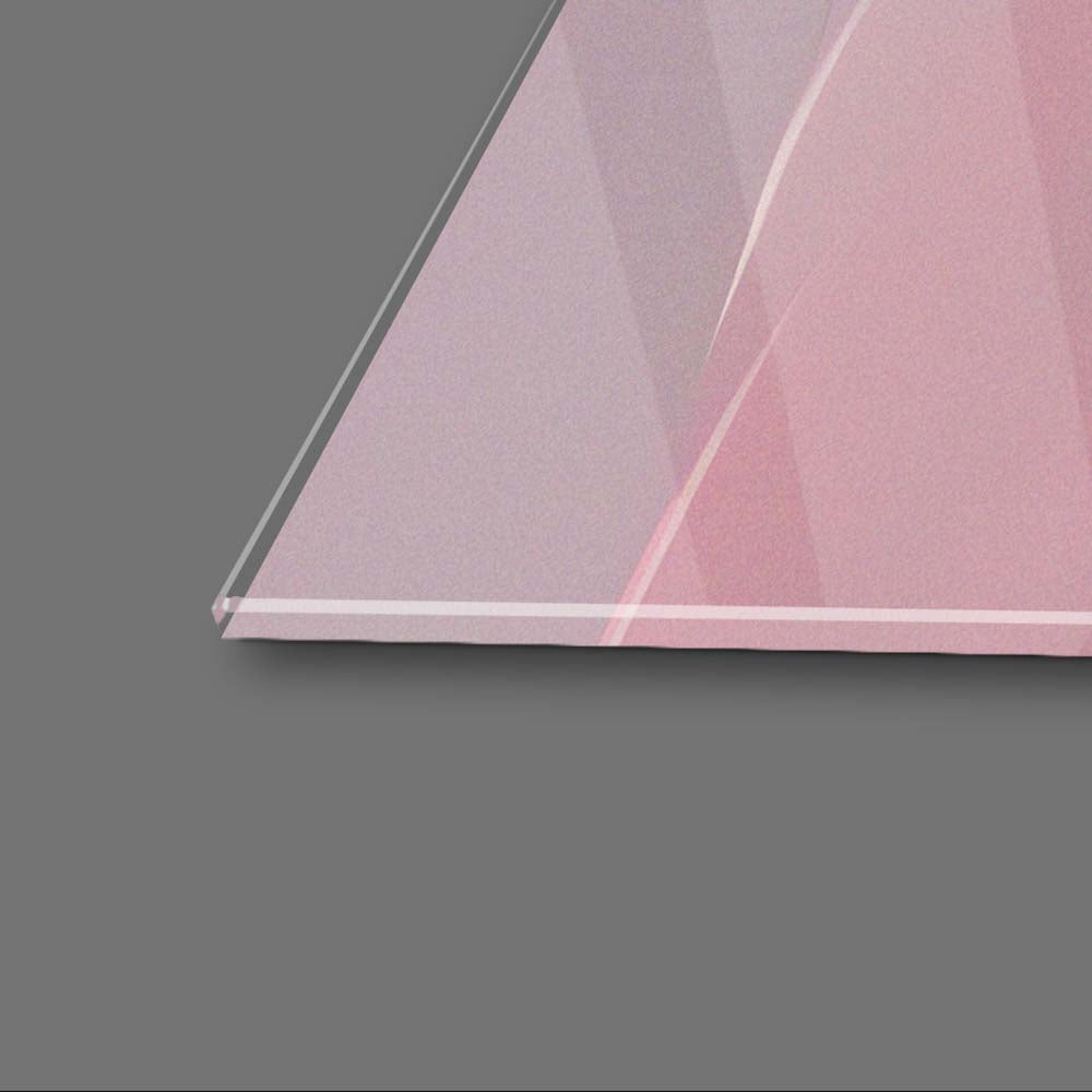 Pastel 3D Bubbles Glass Wall Art