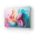 Pastel 3D Cloud 2 Glass Wall Art