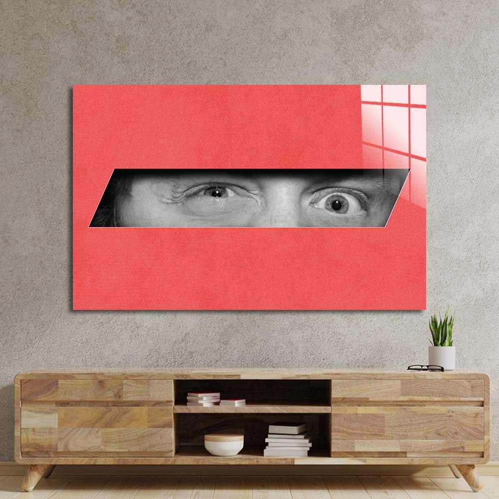 Peek-a-boo Glass Wall Art