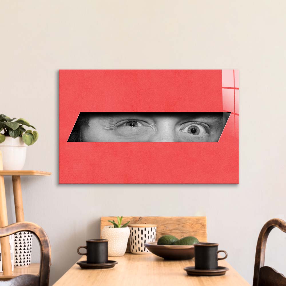 Peek-a-boo Glass Wall Art