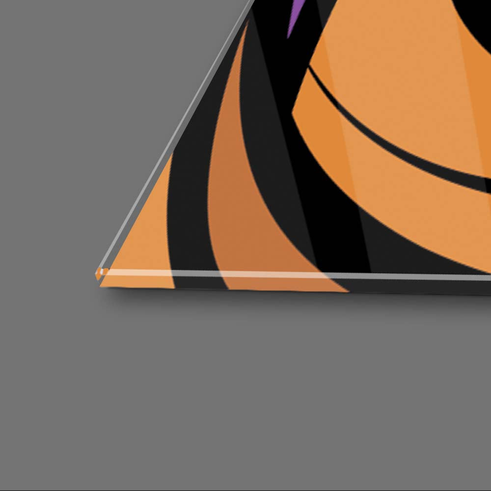 Retro Fear Glass Wall Art