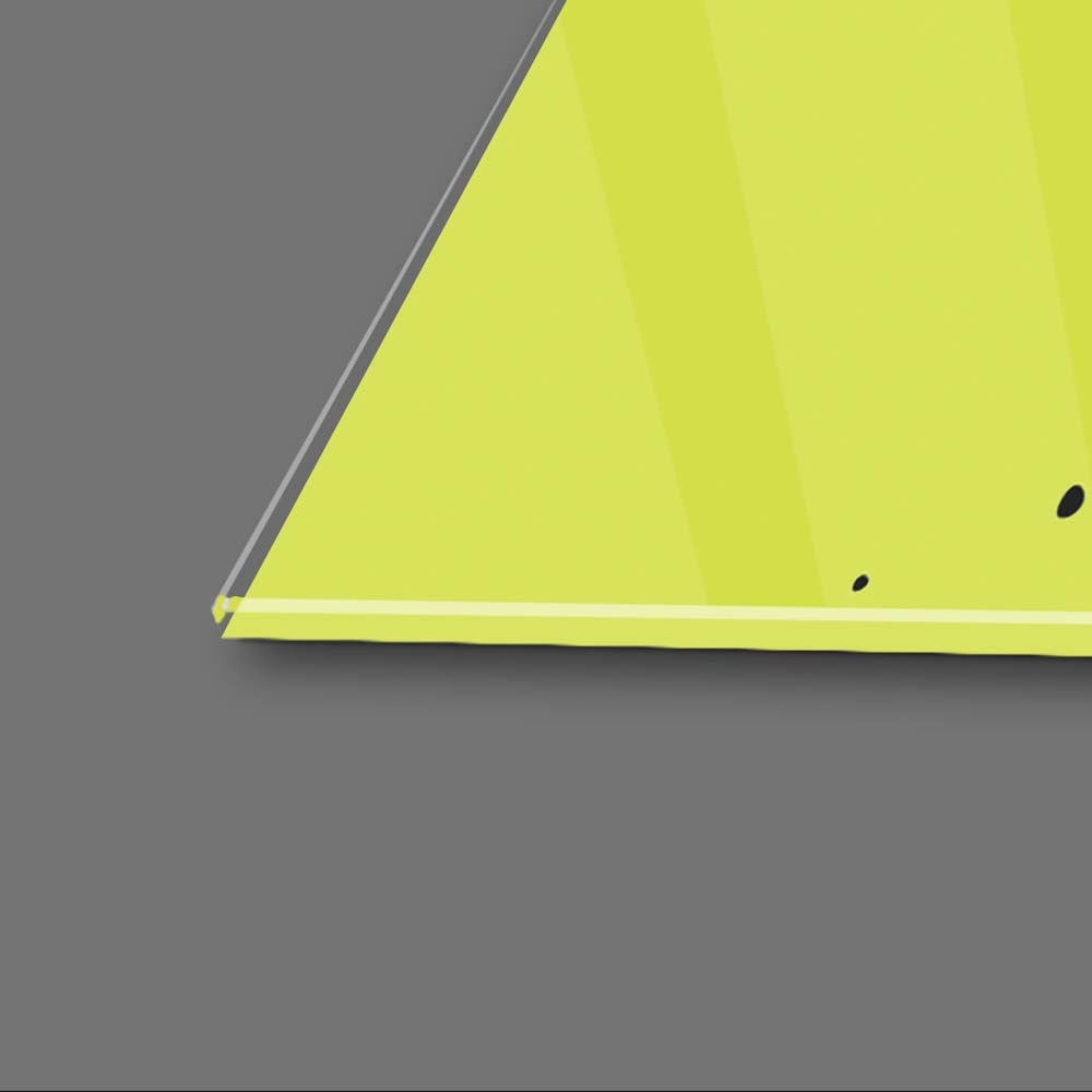 Retro Ideal Man Glass Wall Art