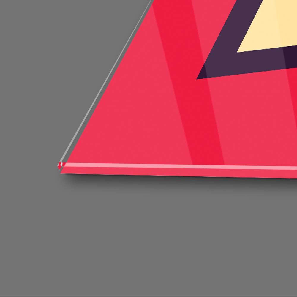 Retro Romance Glass Wall Art