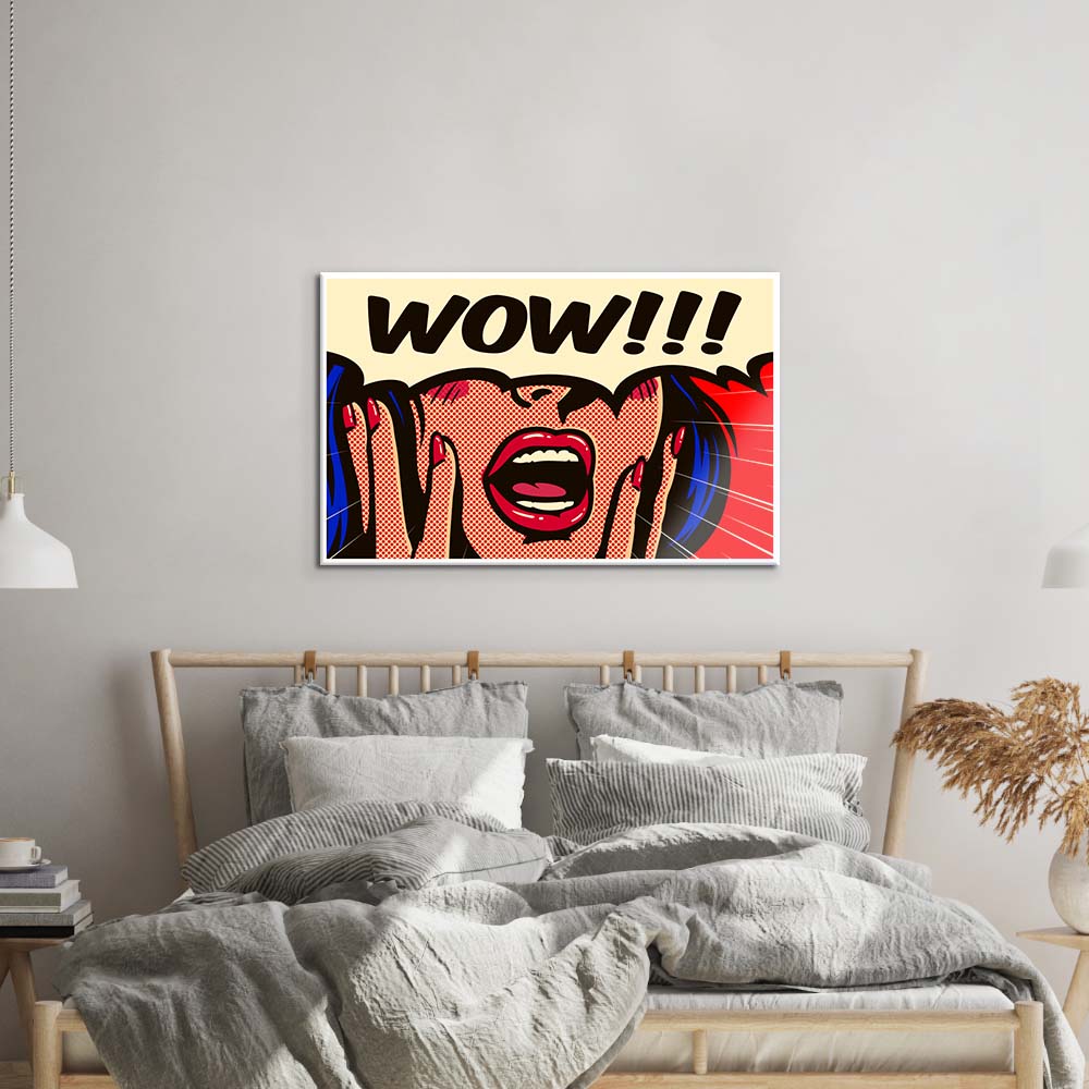 Retro Suprise Glass Wall Art