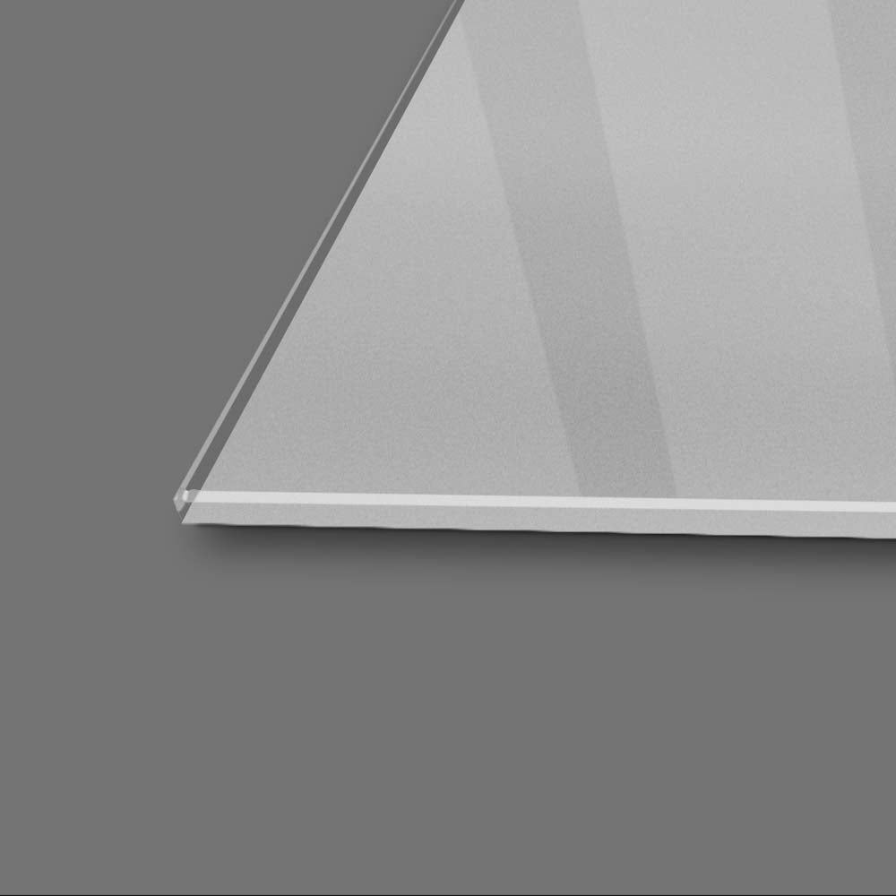 White Glossy Cube Glass Wall Art