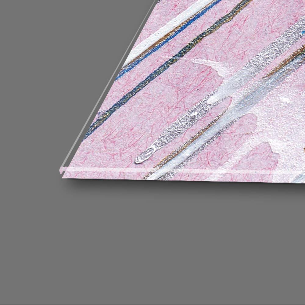 Abstract Expressionism Colourful Contemporary Pollock Glass Wall Art