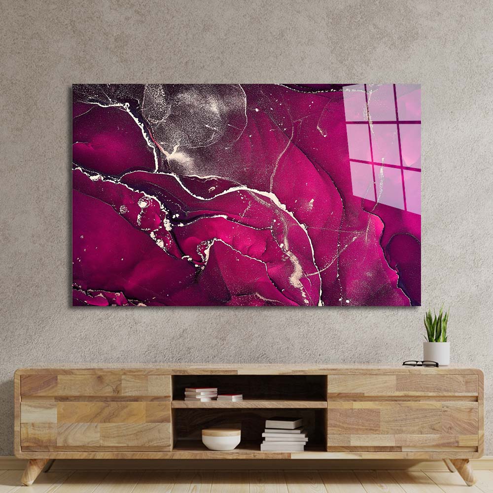 Tempered Glass, Glass, Glass Printing, Purple And selling Gold Marble, Purple Marble Glass Decor, Alcohol Ink Glass Wall,