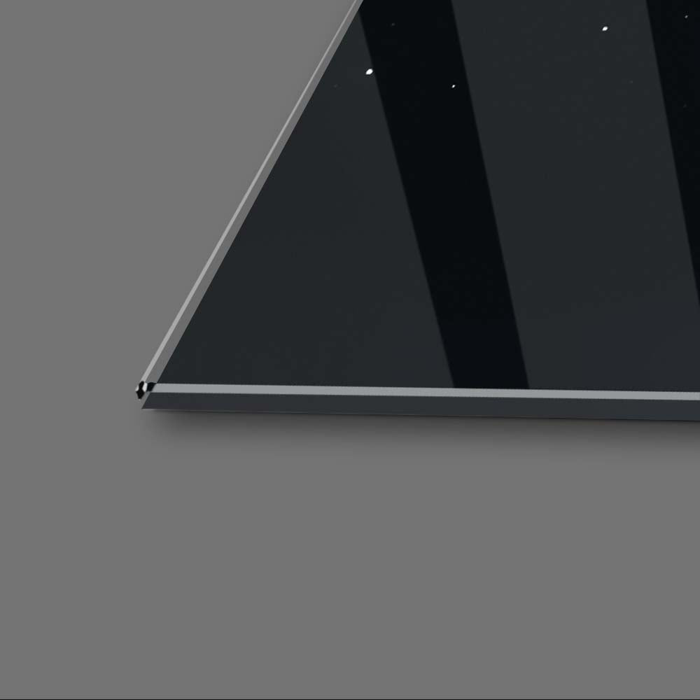 Astronaut in Space Glass Wall Art