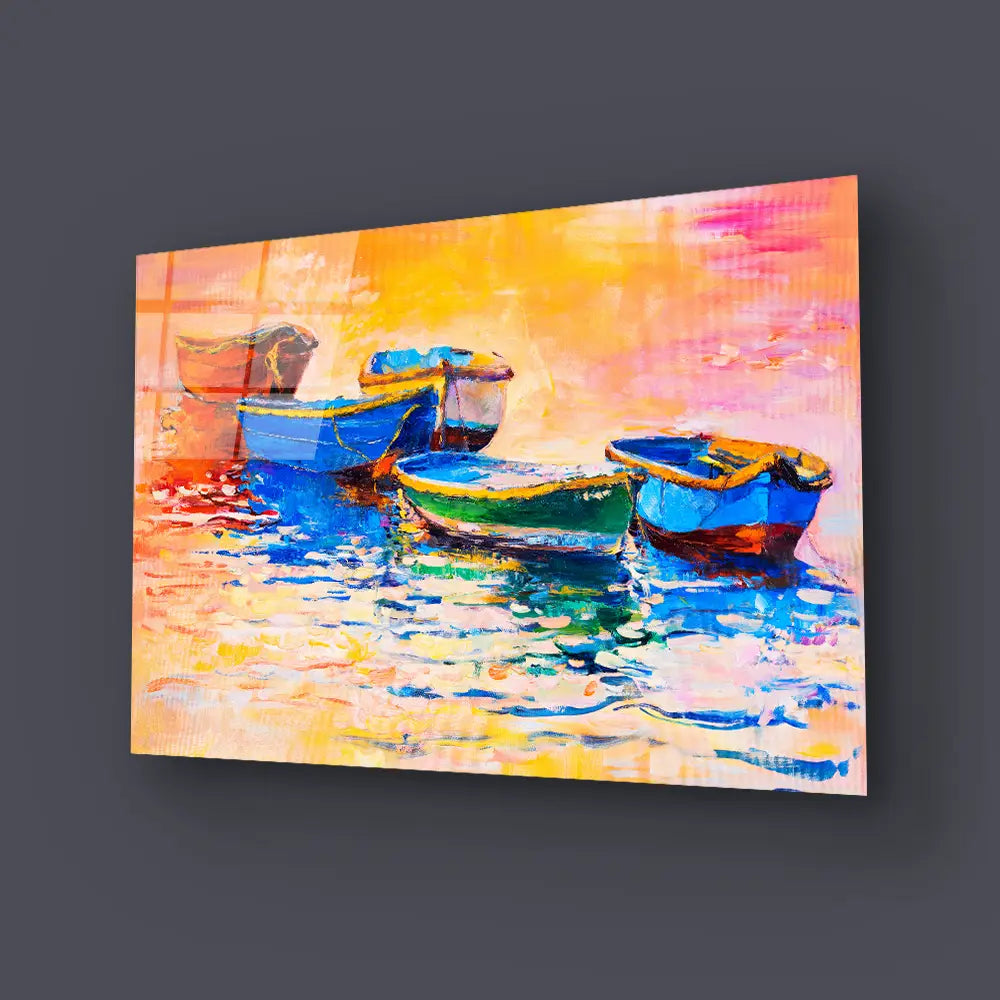 Brunette Woman Glass Wall Art