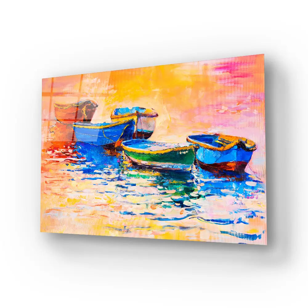 Brunette Woman Glass Wall Art