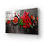 Bunch of Red Chillies Glass Wall Art