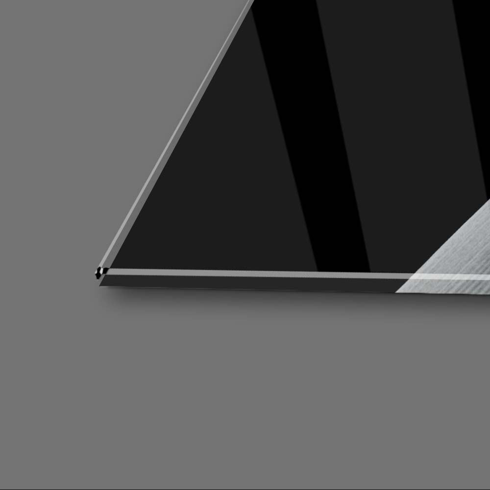 Calla Lily Black & White Photo Glass Wall Art