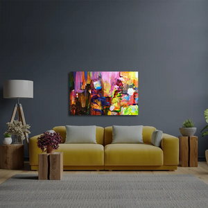 Colorful Sweet Colors Glass Wall Art