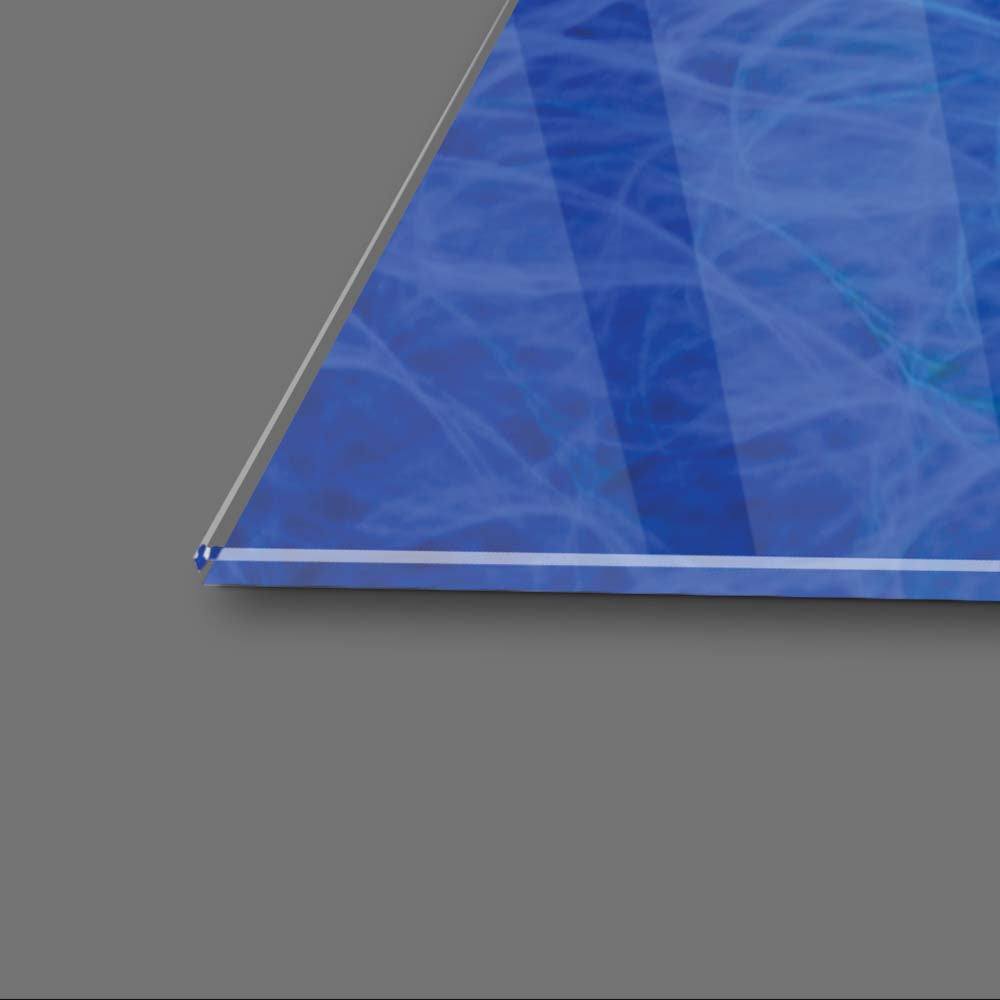 Colourful Petals Glass Wall Art