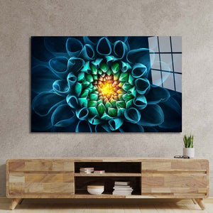 Dahlia Glass Wall Art