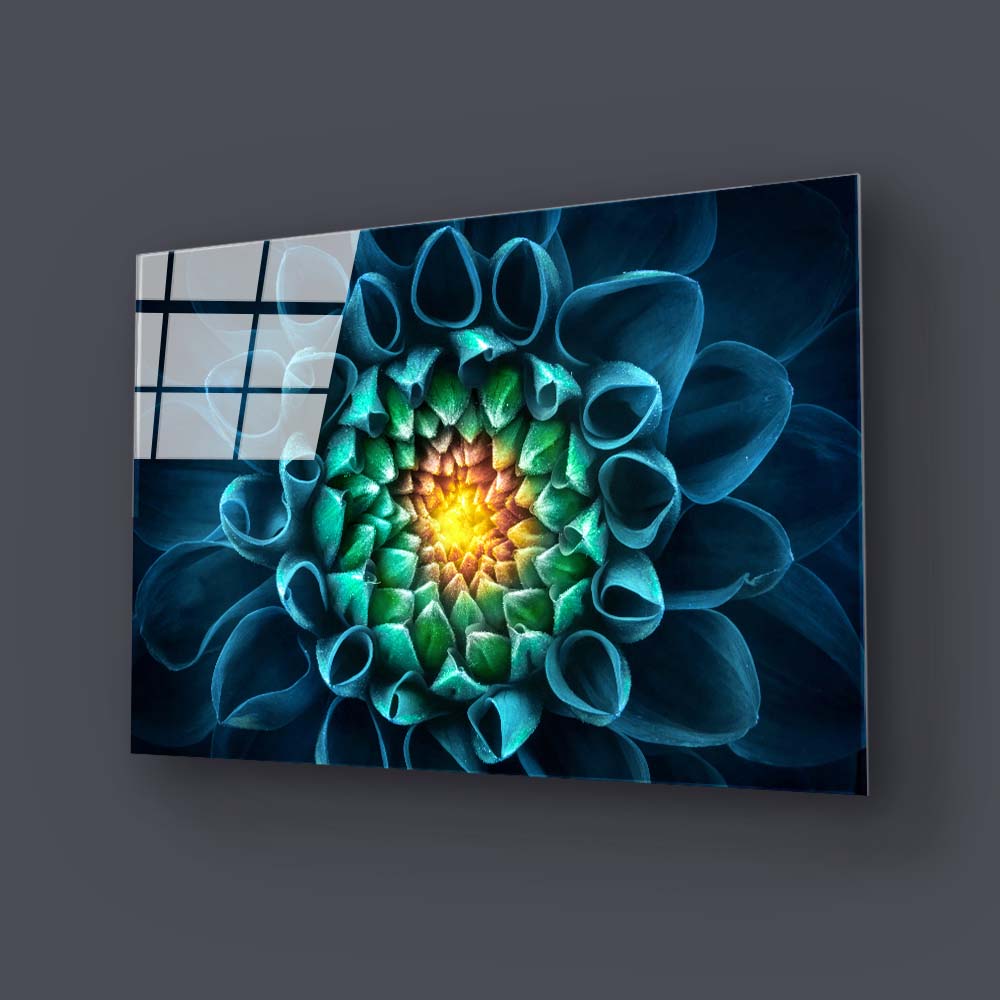 Dahlia Glass Wall Art