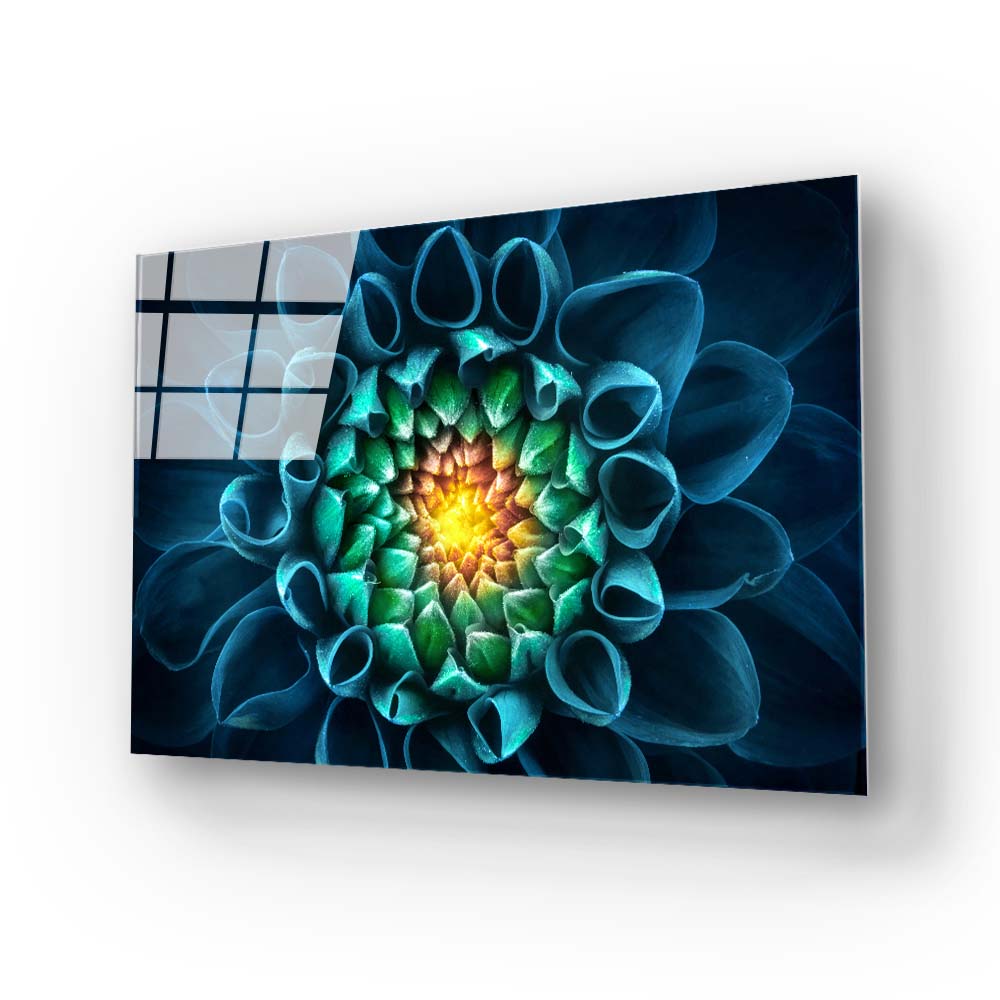 Dahlia Glass Wall Art