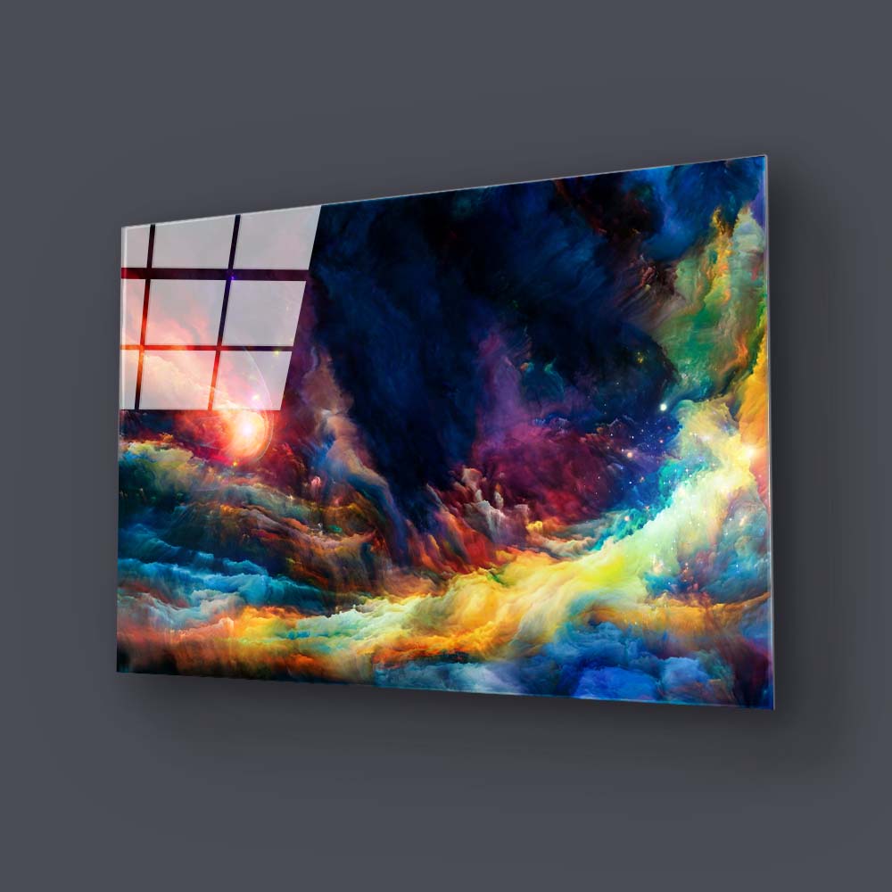 Dramatic Colourful Sky Glass Wall Art