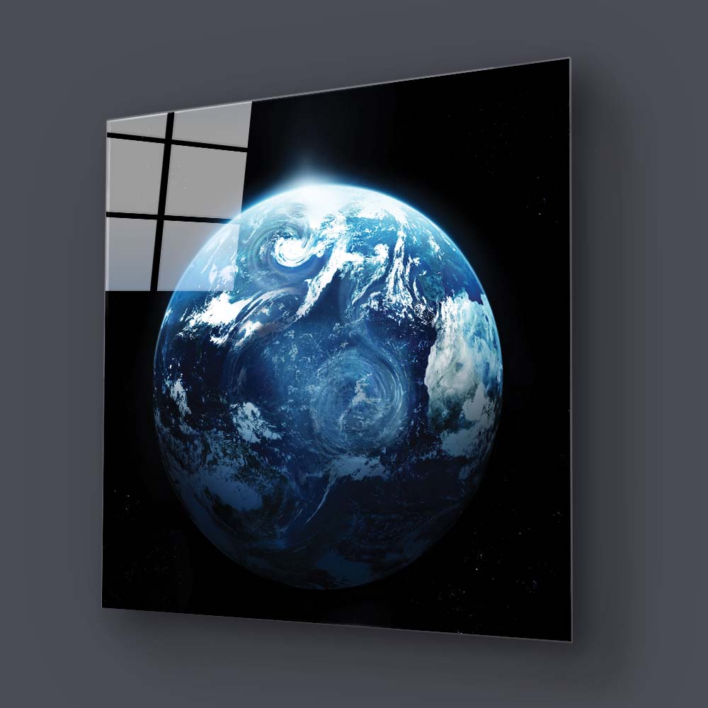 Earth Glass Wall Art