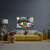 Fluorit Conceptual Abstract Picture Eye Glass Wall Art