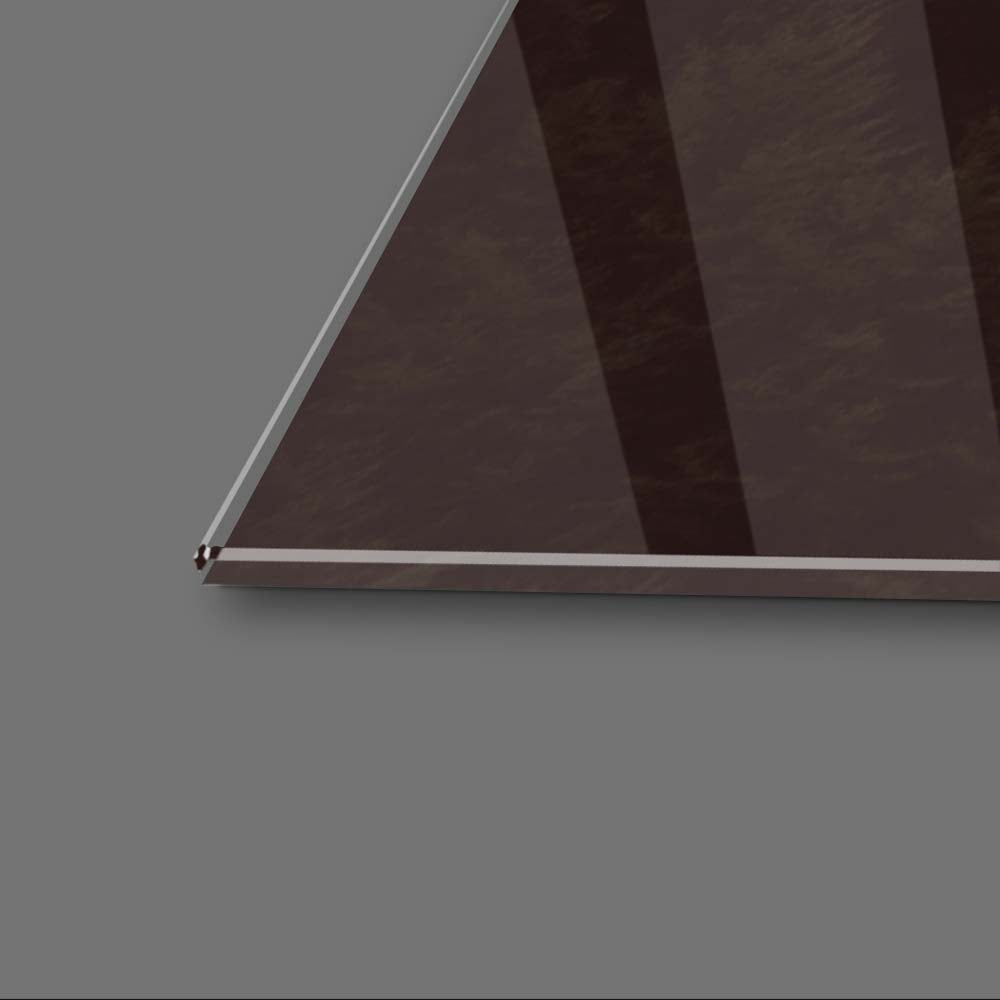 Foggy Forest Glass Wall Art