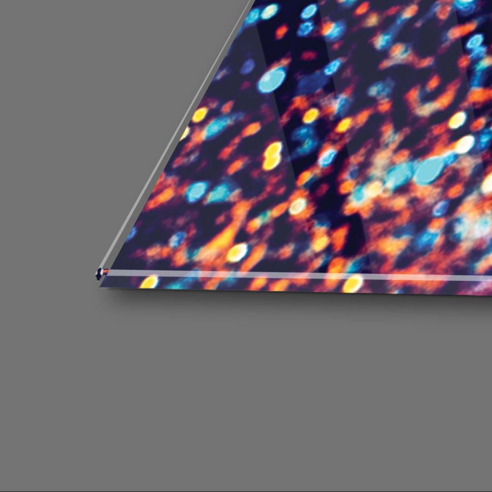 Glitter Pineapple Glass Wall Art