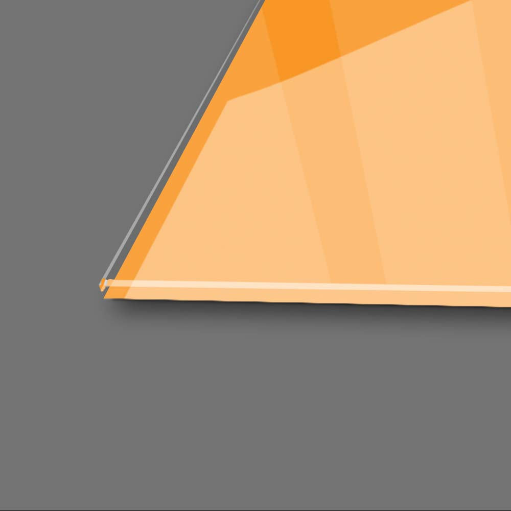 Gold Flowering Stag Glass Wall Art